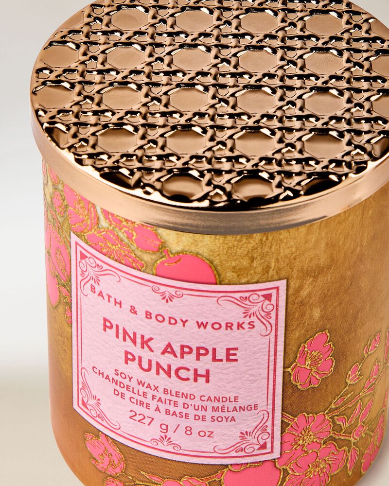 Pink Apple Punch Single Wick Candle เทียนหอม 1 ไส้