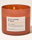 Sweet Orange & Agave 3-Wick Candle image number null