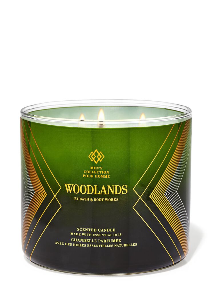 Buy Woodlands 3-Wick Candle Online | Bath & Body Works Thailand