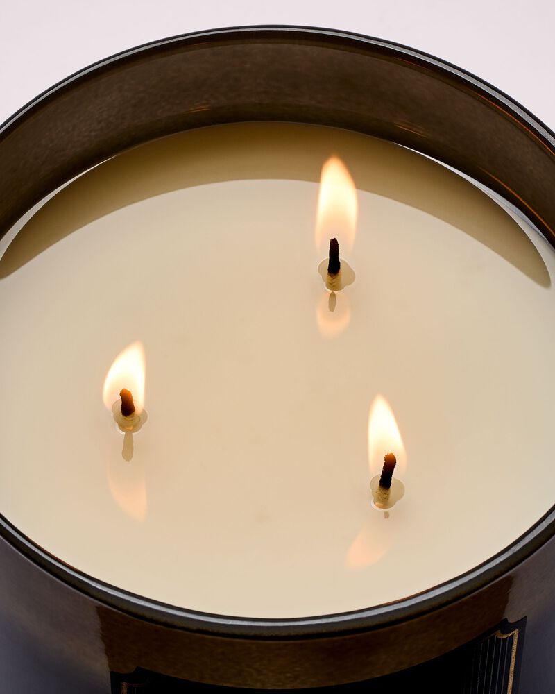 Mahogany Teakwood 3-Wick Candle เทียนหอม 3 ไส้