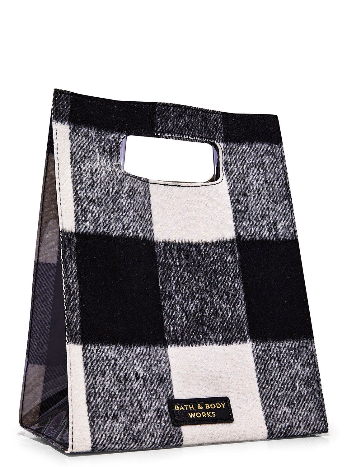 Plaid tote shop