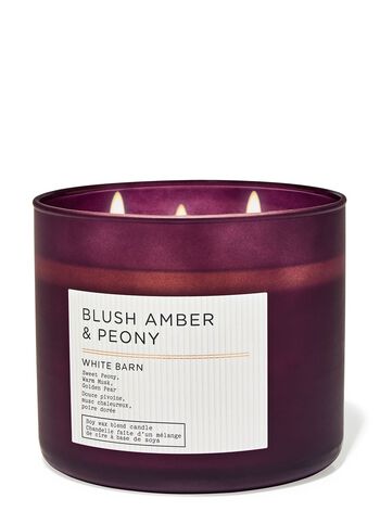 Blush Amber & Peony 3-Wick Candle 3-Wick Candle