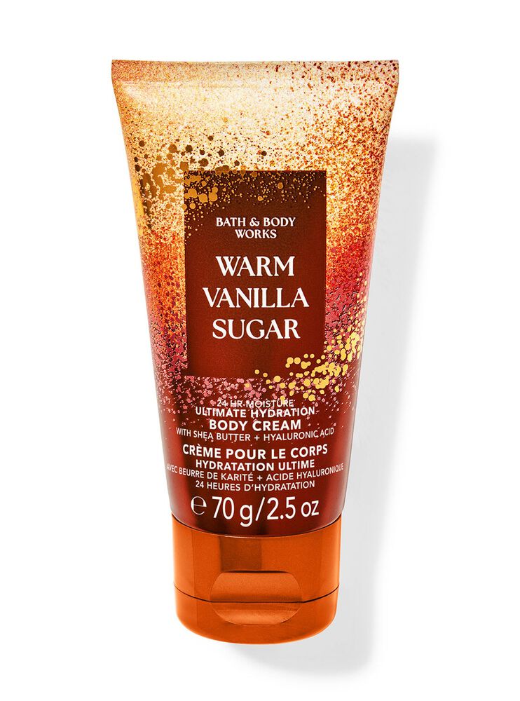 Warm Vanilla Sugar Travel Size Ultimate Hydration Body Cream บอดี้ครีมขนาดพกพา