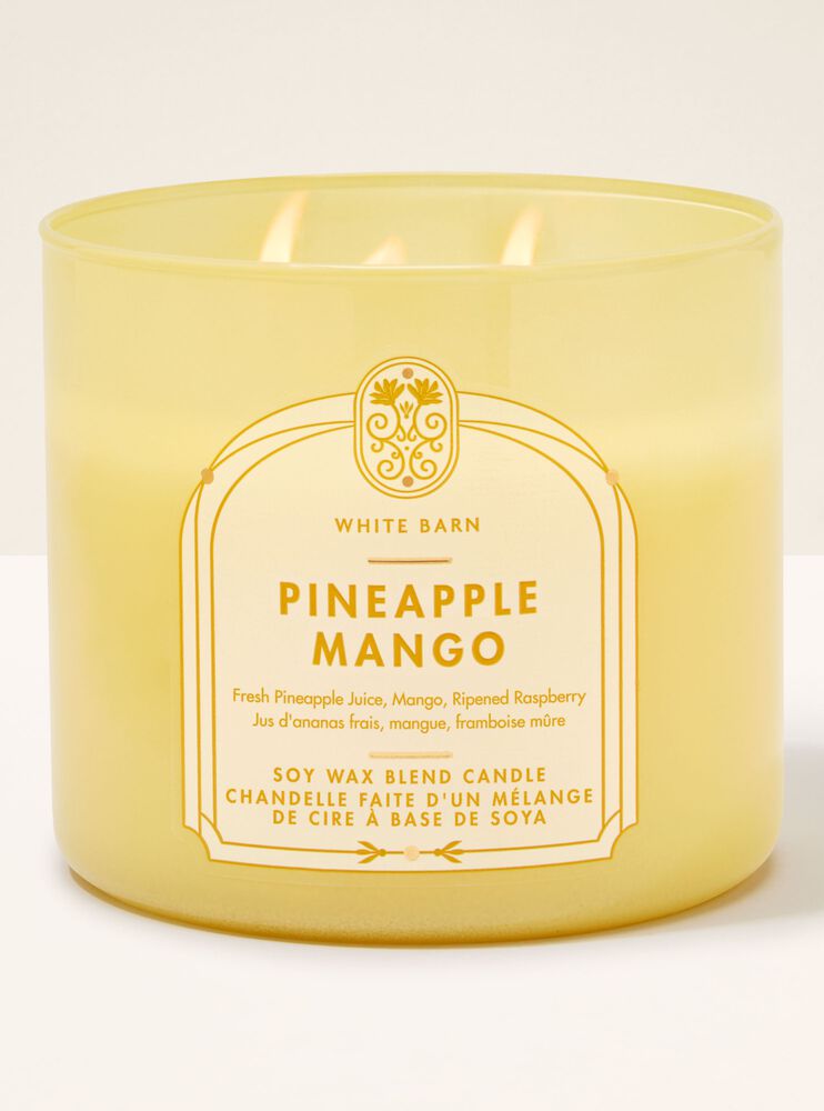 Pineapple Mango 3-Wick Candle เทียนหอม 3 ไส้
