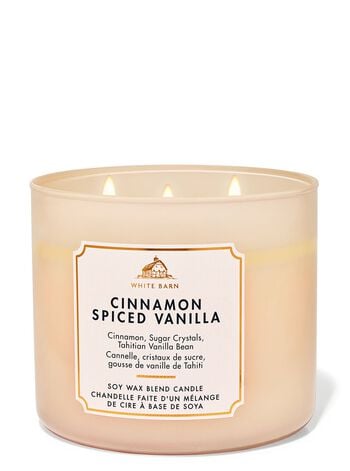 Cinnamon Spiced Vanilla 3-Wick Candle เทียนหอม 3 ไส้