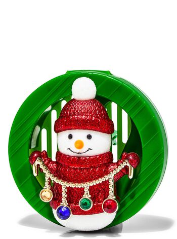 Ornament Snowman Car Fragrance Holder ที่วางน้ำหอมปรับอากาศรถยนต์