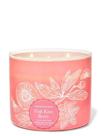 Pink Kiwi Berry 3-Wick Candle เทียนหอม 3 ไส้
