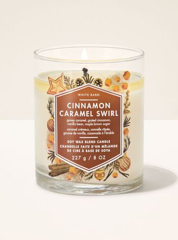Cinnamon Caramel Swirl Single Wick Candle Signature Single Wick Candle