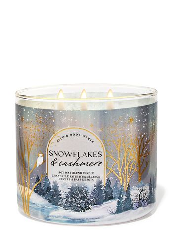 Snowflakes & Cashmere 3-Wick Candle เทียนหอม 3 ไส้
