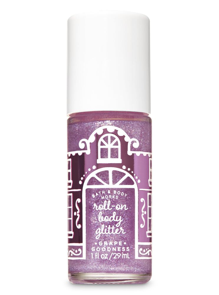 Grape Goodness Rollerball Roll-On Body Glitter