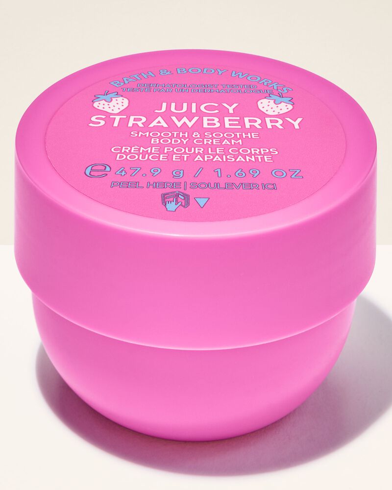 Juicy Strawberry Travel Size Smooth & Soothe Body Cream บอดี้ครีมขนาดพกพา