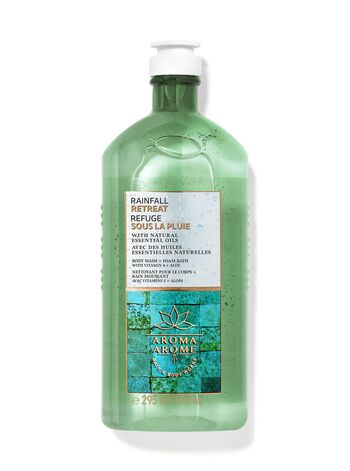 Rainfall Retreat: Cucumber Cedarwood Body Wash and Foam Bath สบู่อาบน้ำ