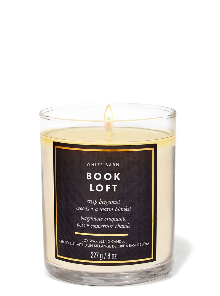 Book Loft Single Wick Candle เทียนหอม 1 ไส้