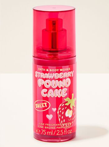 Strawberry Pound Cake Travel Size Fine Fragrance Mist Travel Size Fine Fragrance Mist