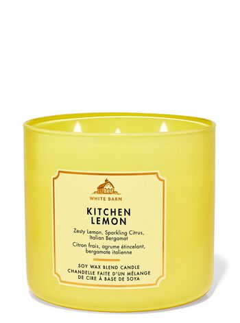 Kitchen Lemon 3-Wick Candle เทียนหอม 3 ไส้