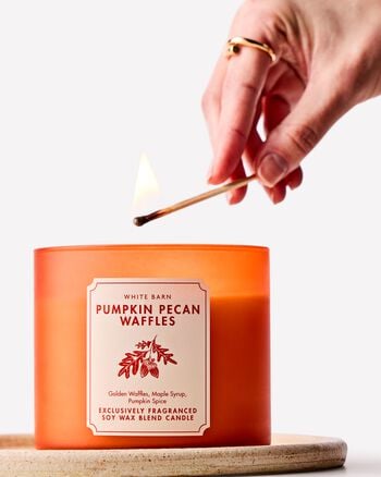 Pumpkin Pecan Waffles 3-Wick Candle เทียนหอม 3 ไส้