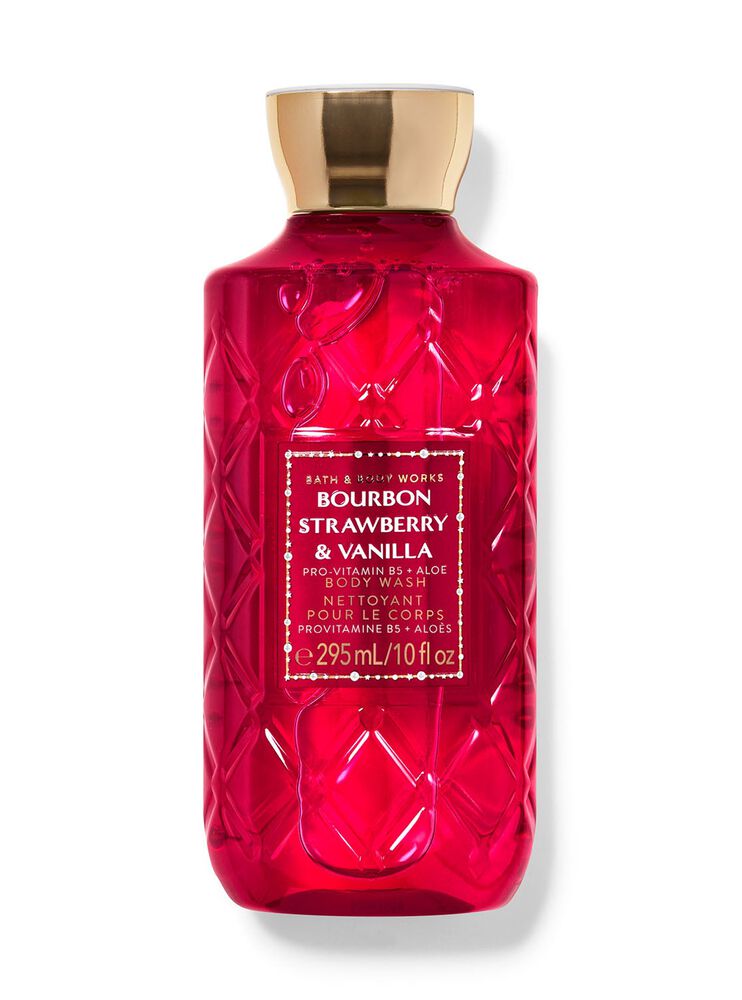 Bourbon Strawberry & Vanilla Body Wash สบู่อาบน้ำ