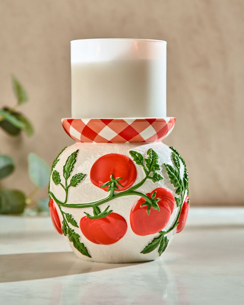 Tomato Vine Pedestal 3-Wick Candle Holder ที่วางเทียนหอม 3 ไส้