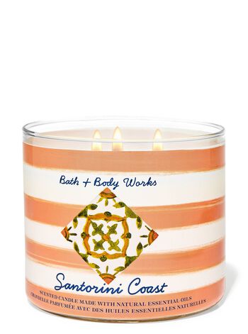 Santorini Coast 3-Wick Candle เทียนหอม 3 ไส้