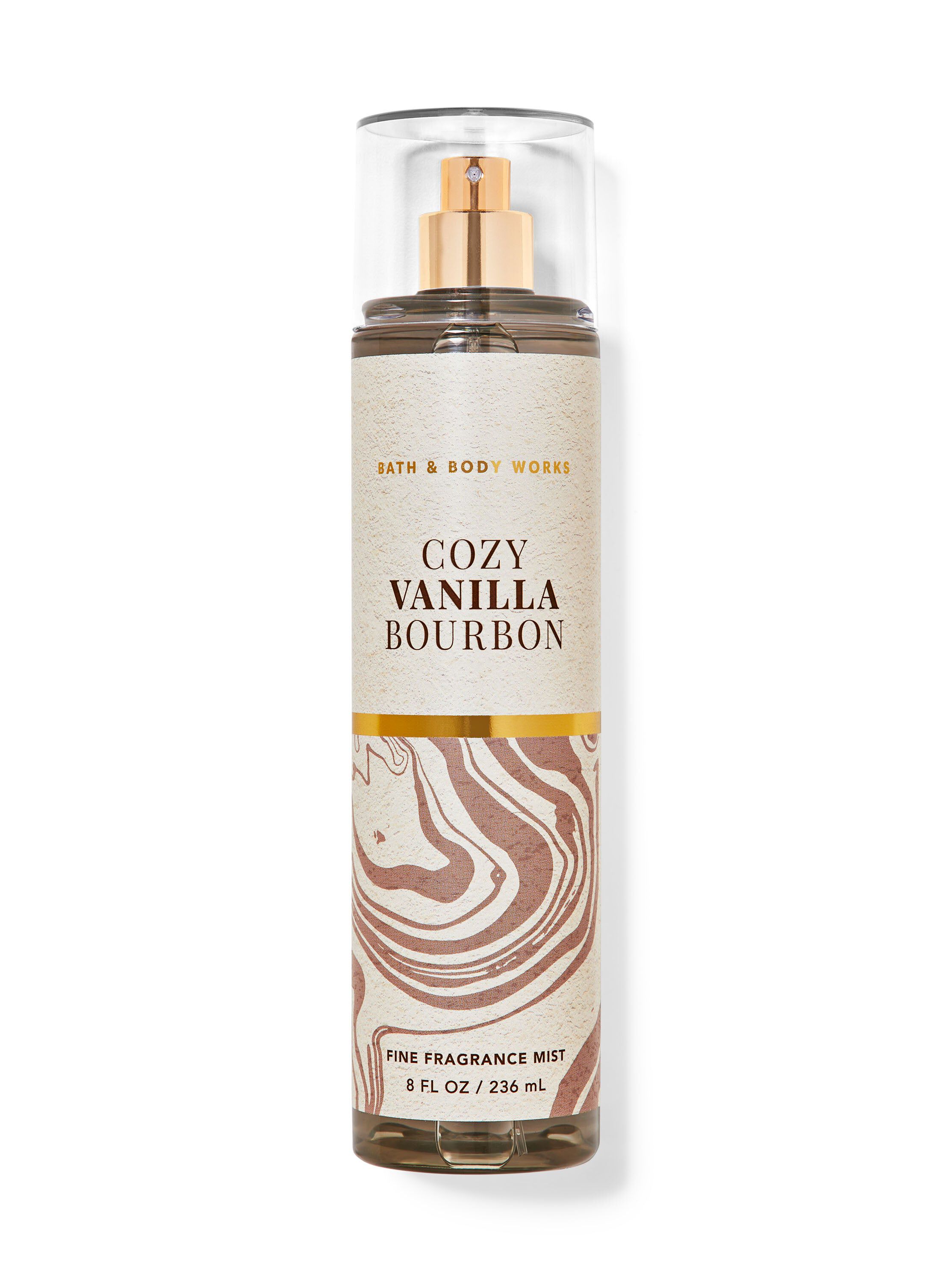 バスアンドボディワークスCozy Vanilla Bourbon ボディミスト Shop Cozy Vanilla Bourbon Fine Fragrance Mist | TH Bath & Body Works