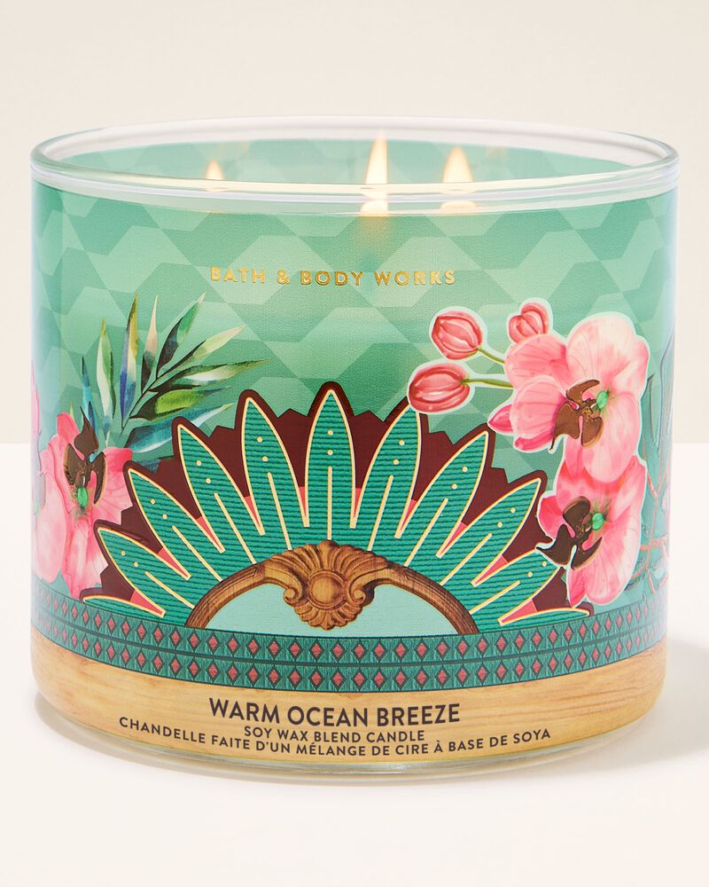 Warm Ocean Breeze 3-Wick Candle เทียนหอม 3 ไส้