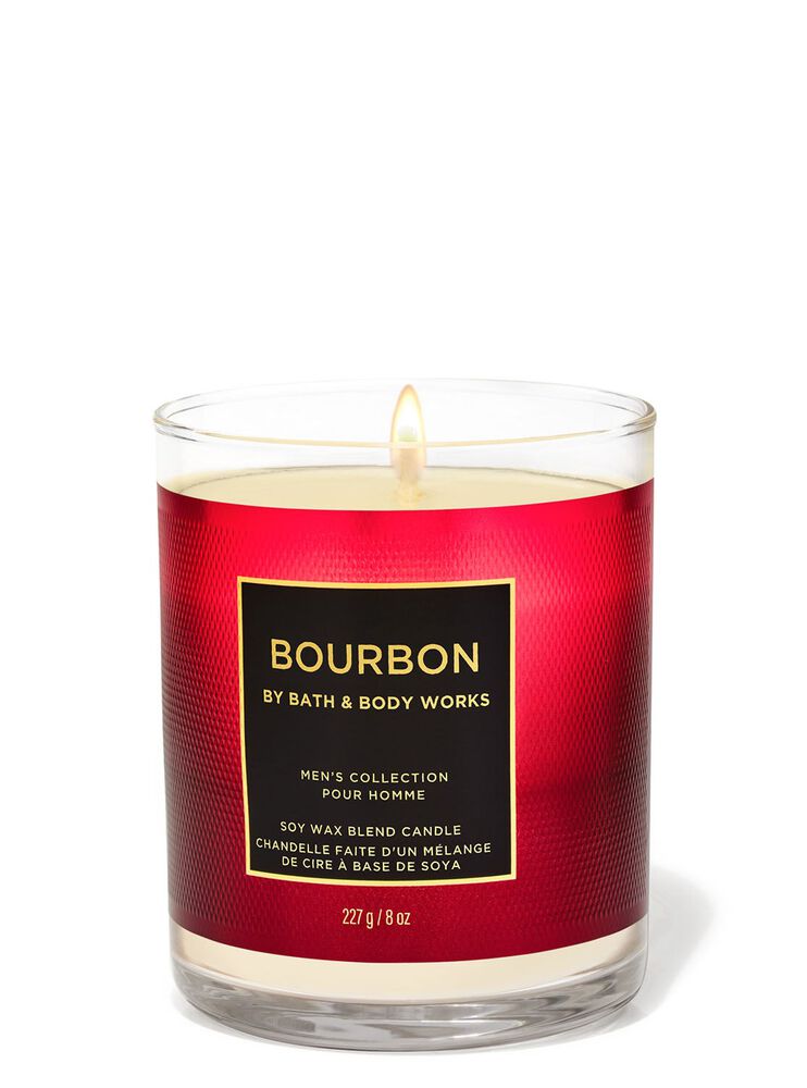 Bourbon Single Wick Candle เทียนหอม 1 ไส้