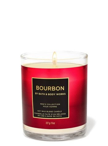 Bourbon Single Wick Candle เทียนหอม 1 ไส้