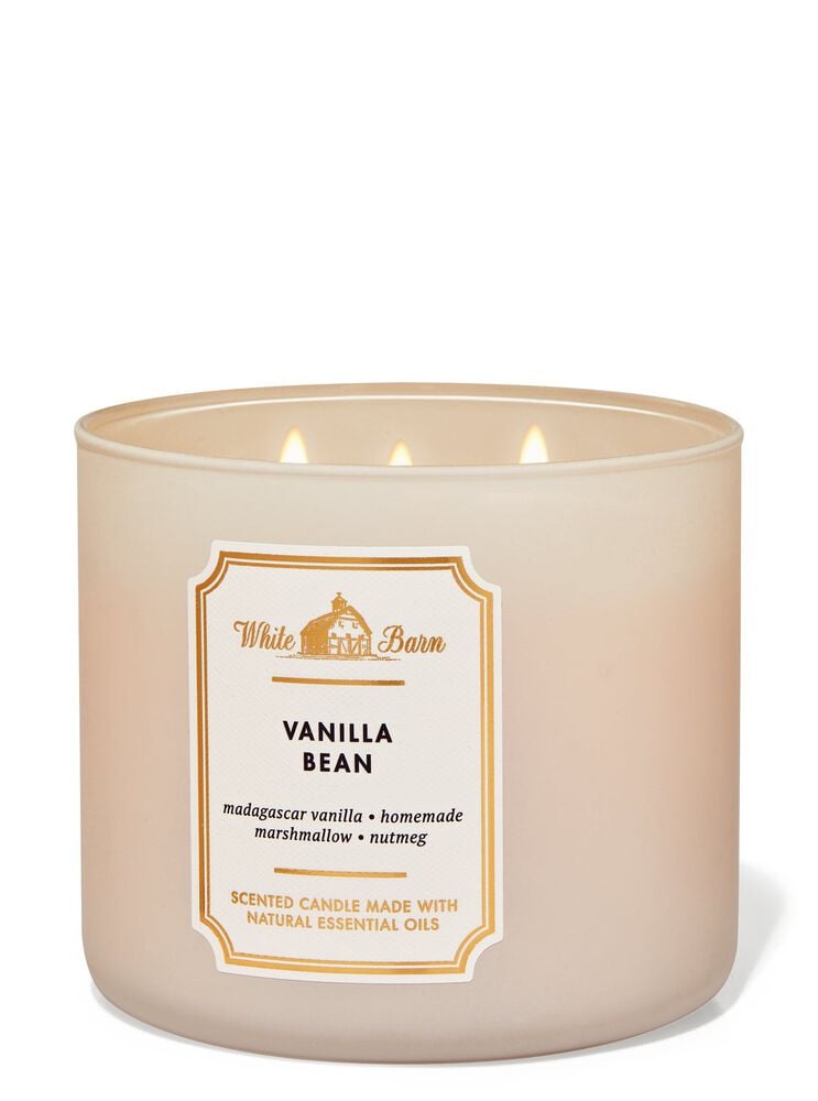 Vanilla Bean 3-Wick Candle เทียนหอม 3 ไส้