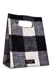 Black & White Plaid Gift Bag image number null