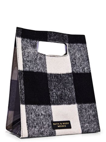 Black & White Plaid Gift Bag Gift Bag
