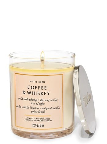 Coffee & Whiskey Signature Single Wick Candle เทียนหอม 1 ไส้