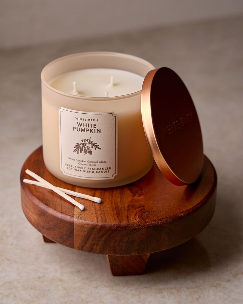 White Pumpkin 3-Wick Candle เทียนหอม 3 ไส้