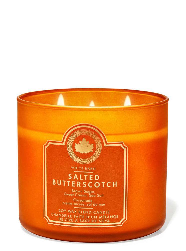 Salted Butterscotch 3-Wick Candle เทียนหอม 3 ไส้