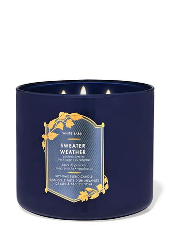 Sweater Weather 3-Wick Candle เทียนหอม 3 ไส้