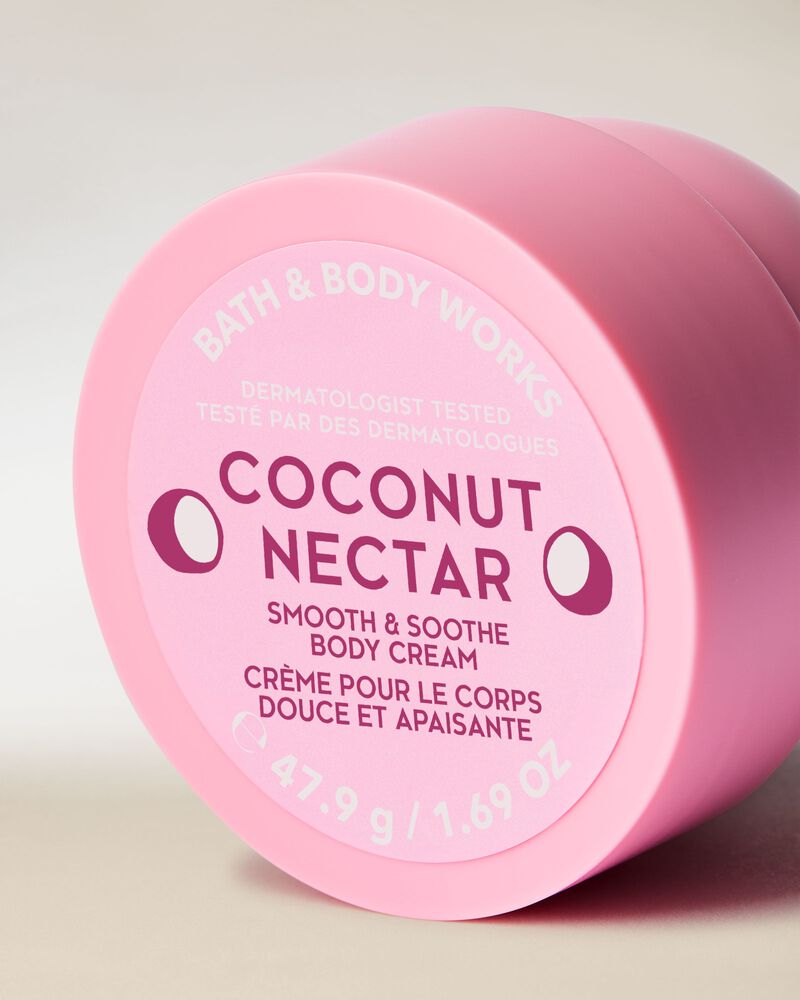 Coconut Nectar Travel Size Smooth & Soothe Body Cream บอดี้ครีมขนาดพกพา