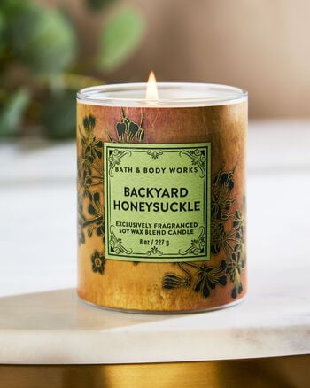Backyard Honeysuckle Single Wick Candle เทียนหอม 1 ไส้