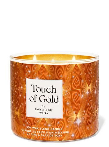 Touch of Gold 3-Wick Candle เทียนหอม 3 ไส้