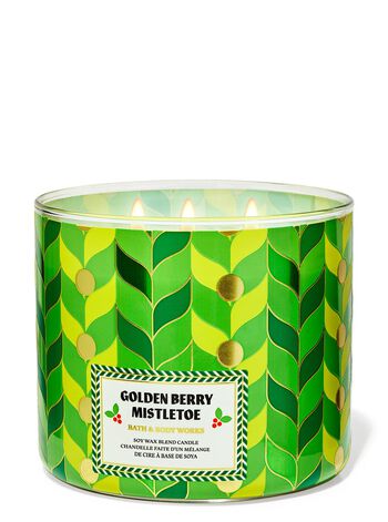 Golden Berry Mistletoe 3-Wick Candle 3-Wick Candle