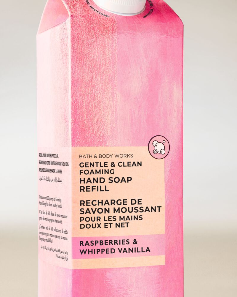 Raspberries & Whipped Vanilla Gentle & Clean Foaming Hand Soap Refill รีฟิลโฟมล้างมือ