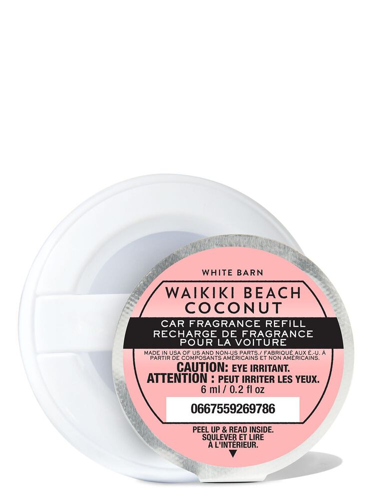 Waikiki Beach Coconut Car Fragrance Refill รีฟิลน้ำหอมปรับอากาศรถยนต์