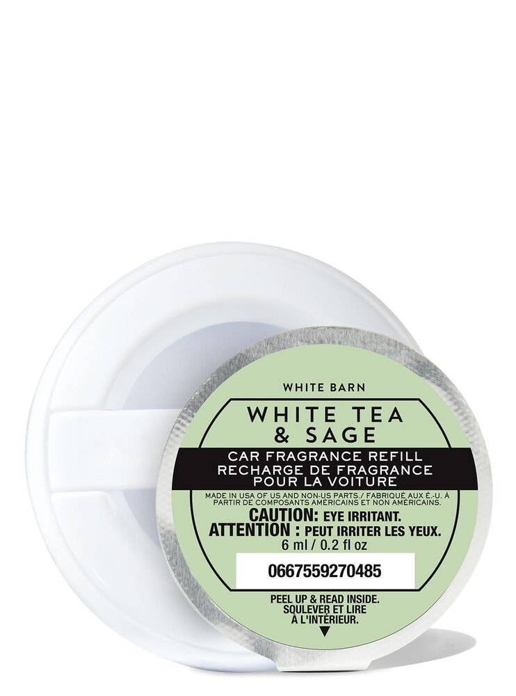 White Tea & Sage Car Fragrance Refill รีฟิลน้ำหอมปรับอากาศรถยนต์