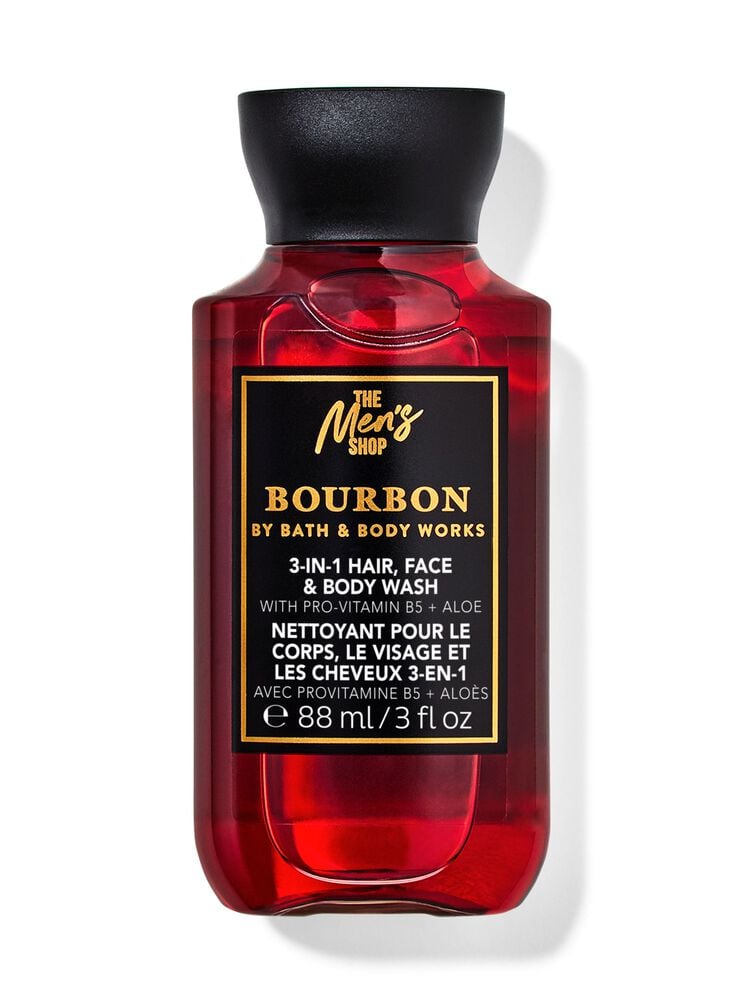 Bourbon Travel Size Body Wash สบู่อาบน้ำขนาดพกพา