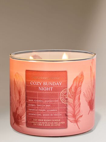 Cozy Sunday Night 3-Wick Candle เทียนหอม 3 ไส้