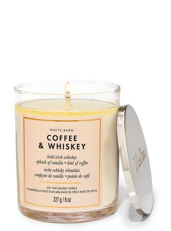 Coffee & Whiskey Single Wick Candle เทียนหอม 1 ไส้