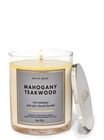Mahogany Teakwood Signature Single Wick Candle image number null