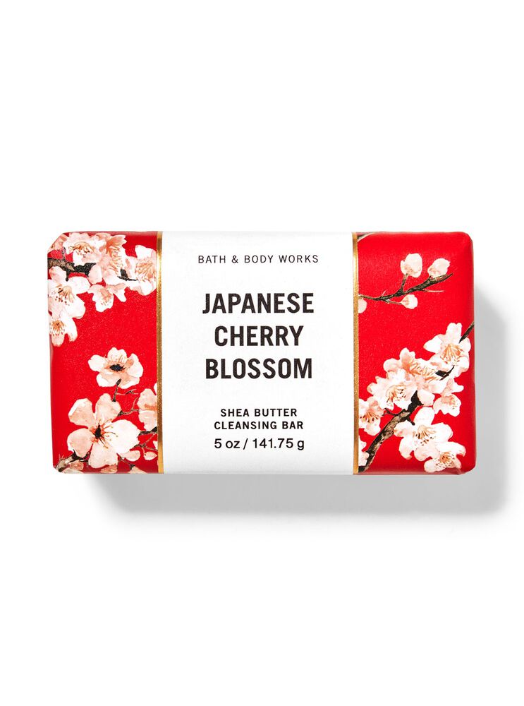 Japanese Cherry Blossom Shea Butter Cleansing Bar สบู่ก้อน
