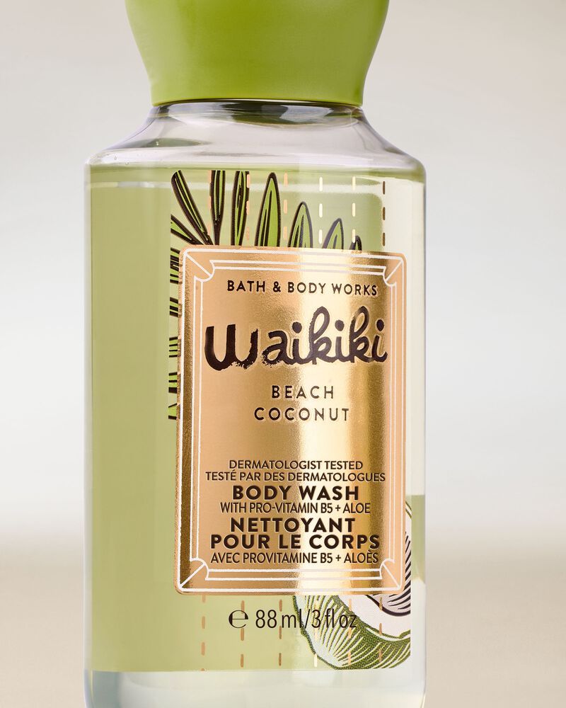 Waikiki Beach Coconut Travel Size Body Wash สบู่อาบน้ำขนาดพกพา