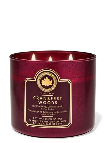Cranberry Woods 3-Wick Candle เทียนหอม 3 ไส้