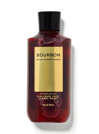 Bourbon 3-in-1 Hair, Face & Body Wash สบู่สูตร 3-in-1