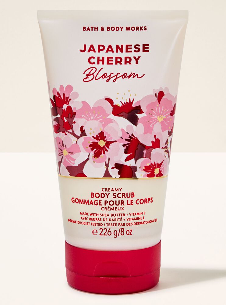 Japanese Cherry Blossom Creamy Body Scrub บอดี้สครับ